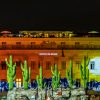 The Climate Pledge auf der Fassade des Hotel de Rome