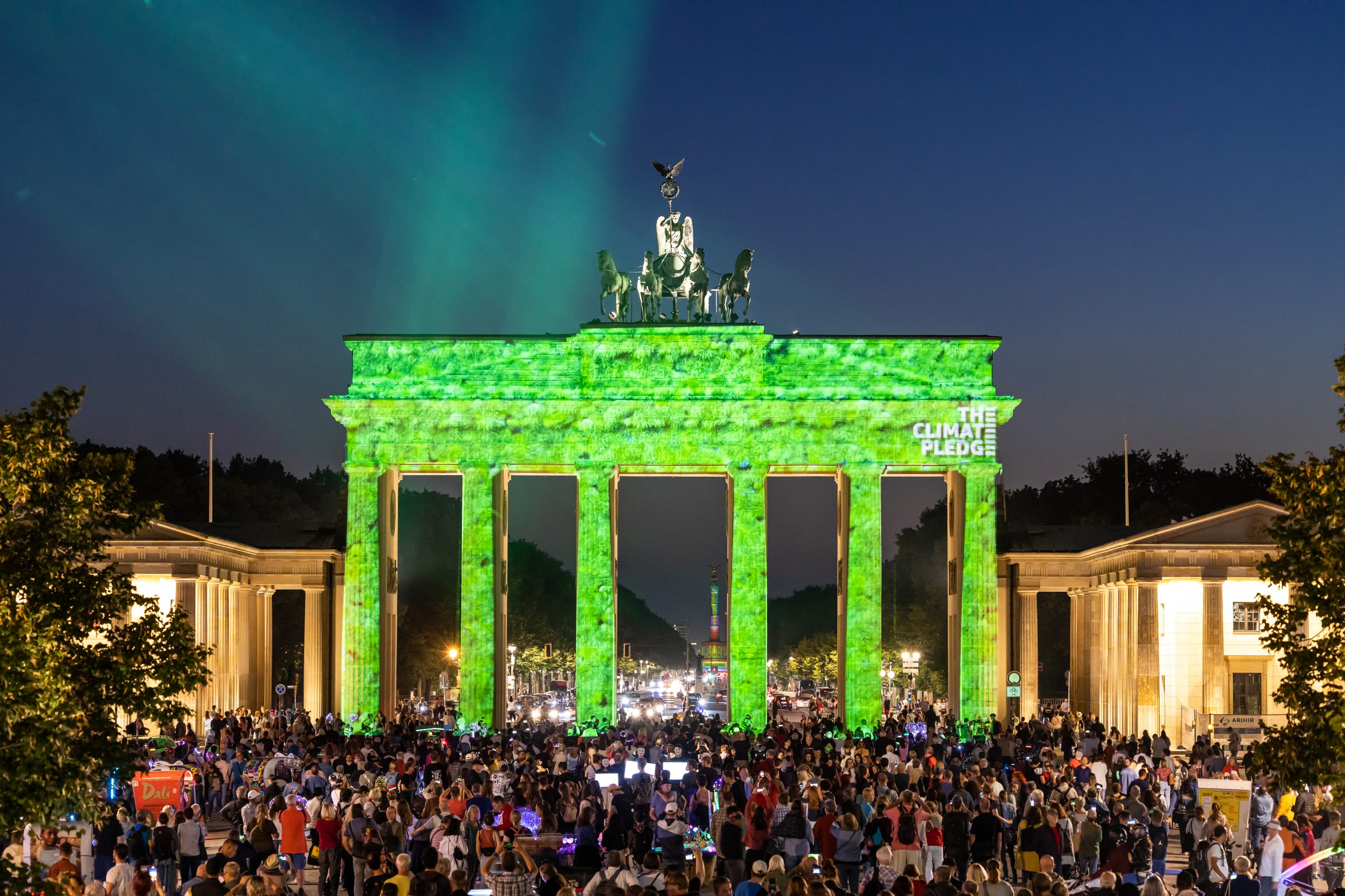 The Climate Pledge, Brandenburger Tor 2021